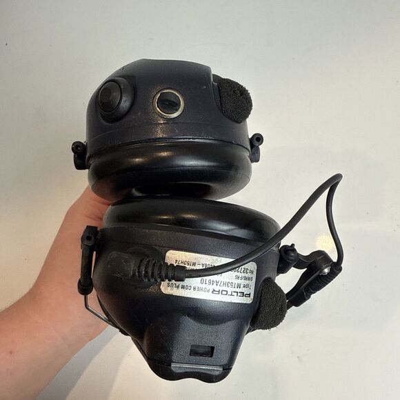 *READ* 3M Peltor Power-com Plus MT53H7A4610 POWERS ON *UNTESTED* USED - Picture 6 of 7